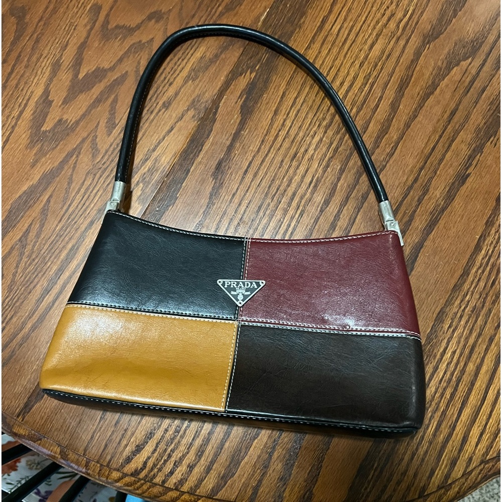 Faux designer handbag vintage style Prada